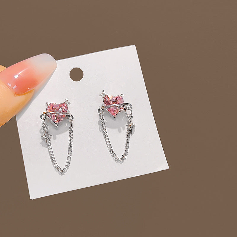 Wholesale Cross Irregular Butterfly Alloy Earrings